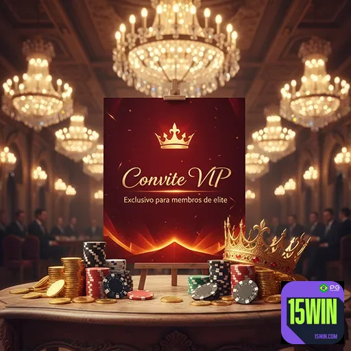 Imagem relacionada ao site 15win mostrando destaque VIP, promocões e jogos de cassino online.